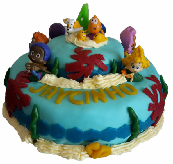 Bubbleguppies taart