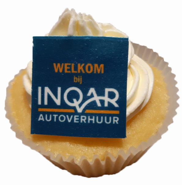Cupcake met Logo vierkant