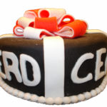 gefeliciteerd taart vierkant